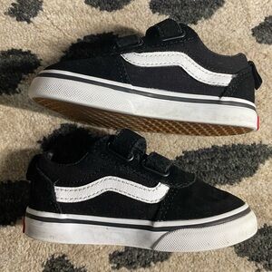 Vans old school- black/ white-size - size 7 toddler